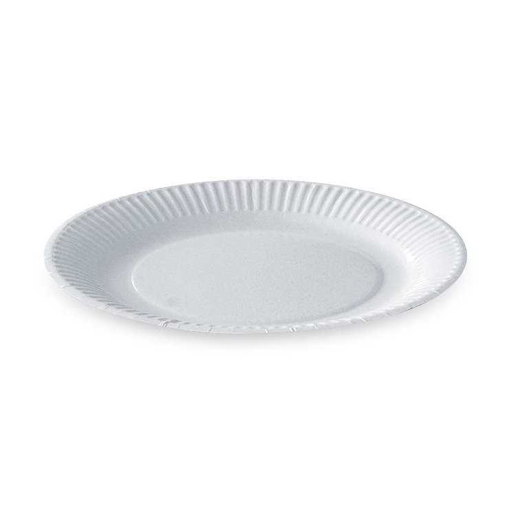 ASSIETTE CARTON BL 18 CM PAR 100