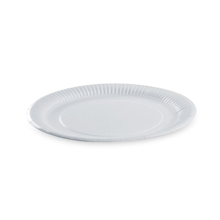 ASSIETTE CARTON BL 23 CM PAR 100