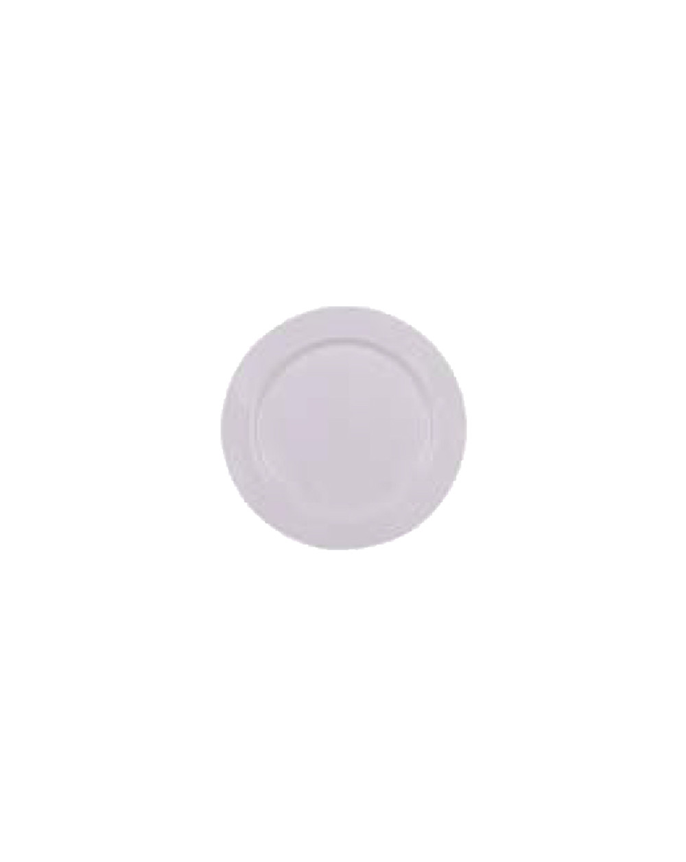 Assiette pp blanche incassable 26cm par 10