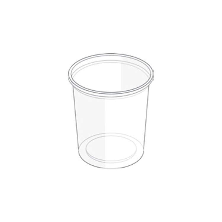 POT ROND CRISTAL 1000CC D.117 PAR 500