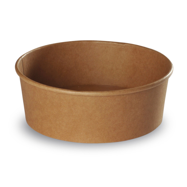 POT SALADE KRAFT BRUN 1000ML DIAM 150 CM PAR 50
