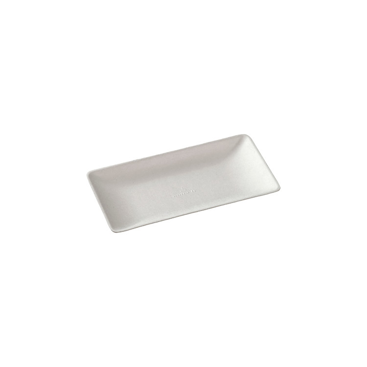 ASSIETTE FIBRE IMAGINE 130X65mm BLANCHE PAR 1200
