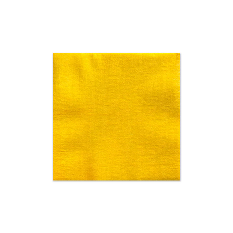 SERVIETTE 40X40 JAUNE PAR 20