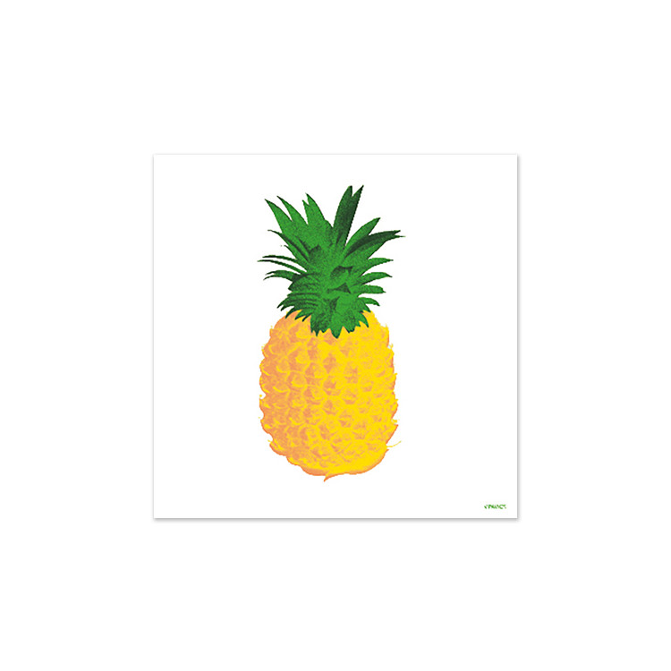 SERVIETTE 40X40 ANANAS PAR 20