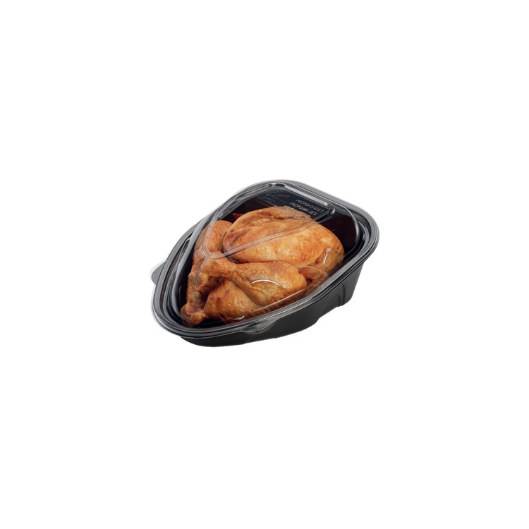 FOND NOIR + CLOCHE TR POUR POULET PM /75