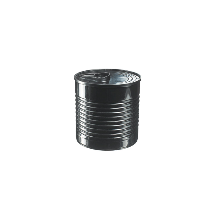 BOITE DE CONSERVE 110ML NOIRE PP PAR 25