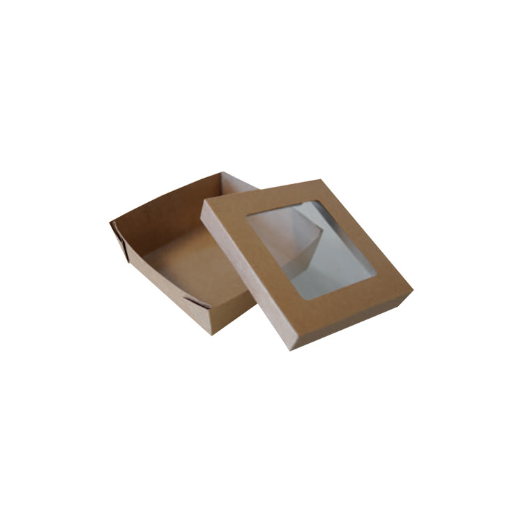 BOITE SALAD COUV FE KR BRUN 140X140  H 50 PAR 50