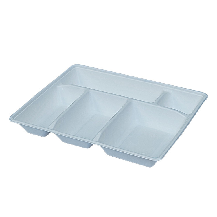 PLATEAU REPAS 5COMP EN FIBRES VEGETALES /50