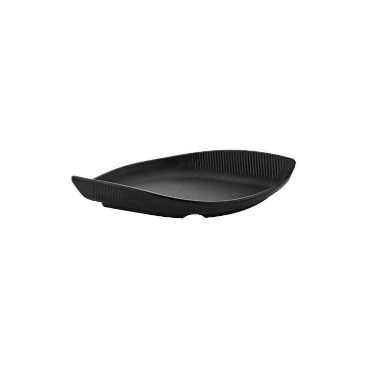 PLATEAU NOIR GONDOLE MELAMINE 28,6X12,7CM /1