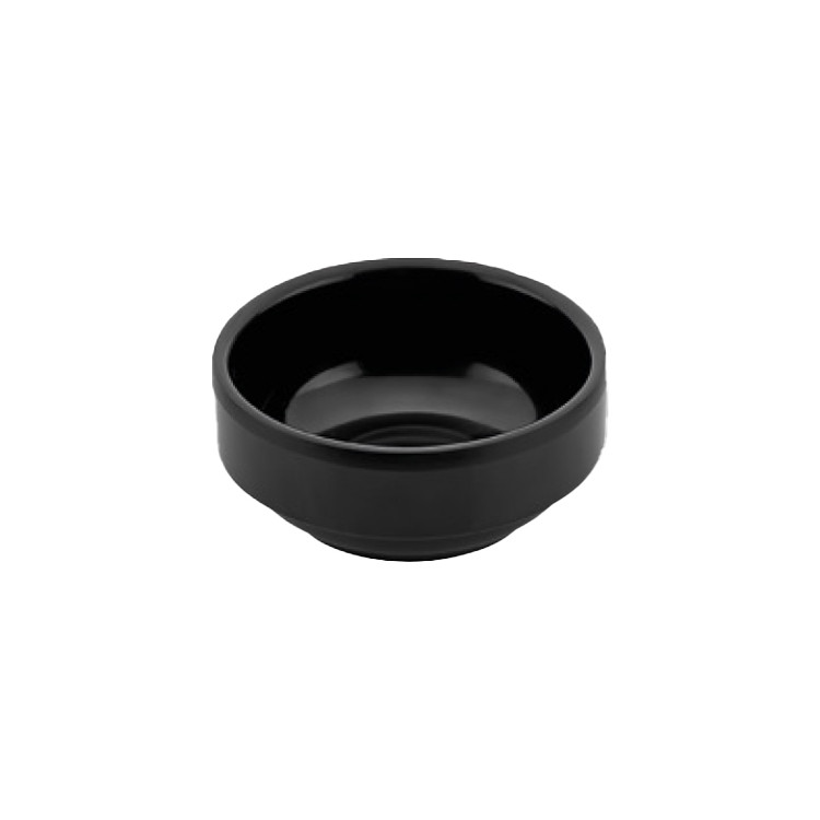 POT NOIR MELAMINE Ø6CM 45ML /1