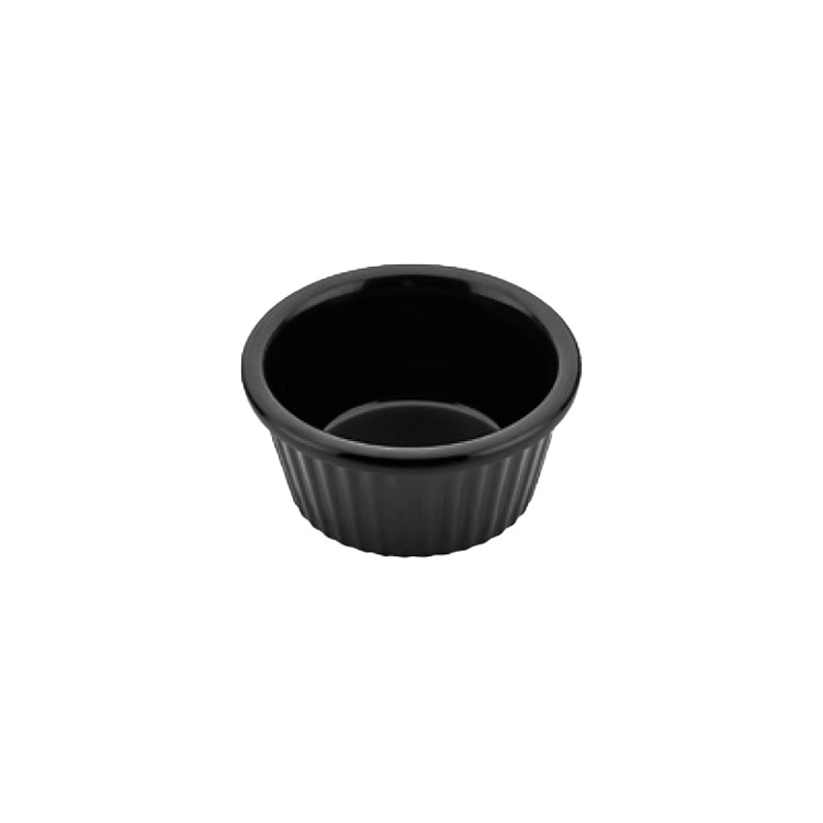 POT NOIR MELAMINE Ø5,8CM 30ML /1