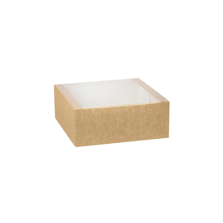 BOITE KRAFT LADY 190X190X50 +CV TRANSP PAR 10