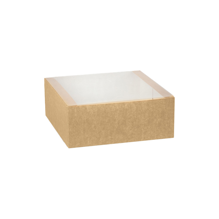 BOITE KRAFT LADY 250X250X90 +CV TRANSP PAR 10