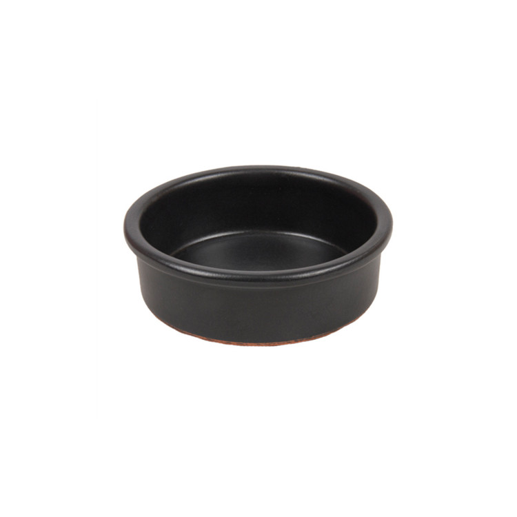 POT NOIR  CERAMIQUE 100ML DIAM 9CM PAR 42