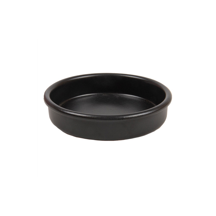POT NOIR  CERAMIQUE 220ML DIAM 12CM PAR 44