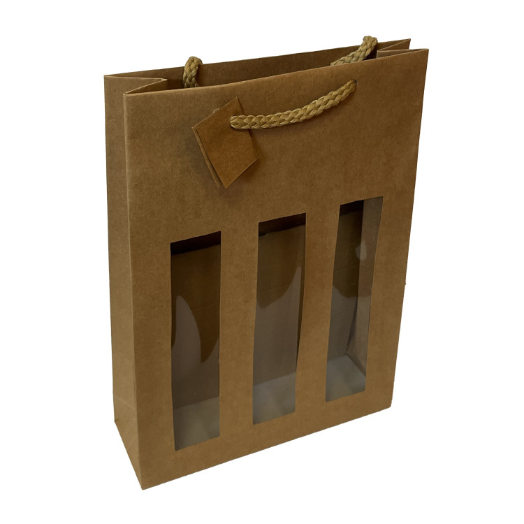 SAC P CORDES KRAFT BRUN 3 BOUT FENETRE PAR 10
